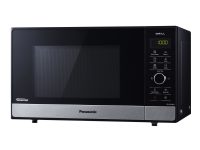 Panasonic NN-GD38 - Mikrobølgeovn med grill - 23 liter - 1000 W - rustfrit stål/sort