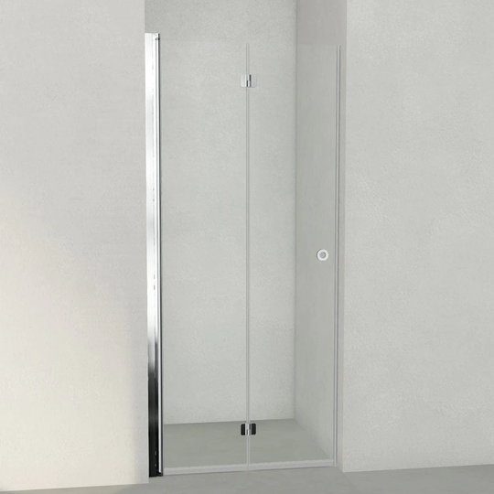 INR Iconic Nordic Rooms Dusjnisje Linc 2 Flex - Klart Glass Krom / 90cm Venstre Hengslet