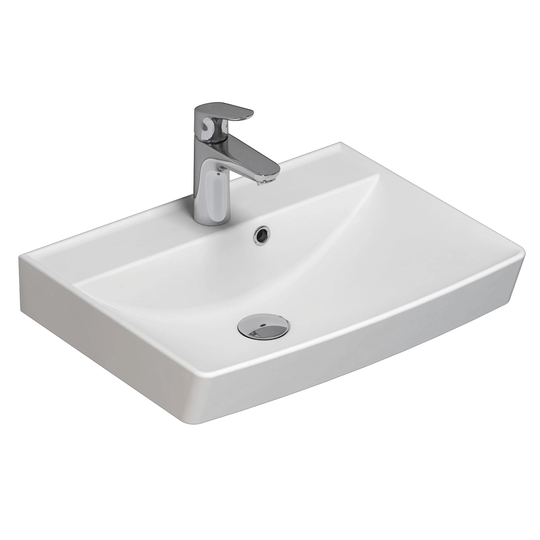 Dansani Mido+ Capella Slim Møbelservant B52-82xd40,5cm Hvit Matt / 50cm