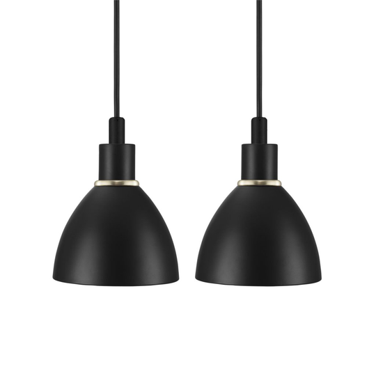 Ray double pendant (sort)