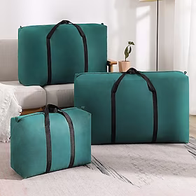 ikke-vevd klær oppbevaringspose flyttebagasje pakkepose fuktsikker quilt etterbehandlingspose med stor kapasitet