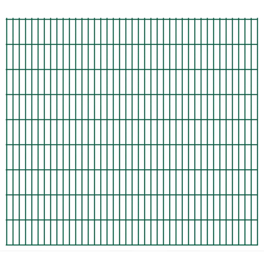 vidaXL havehegnspaneler 2D 2,008x1,83 m 50 m (total længde) grøn