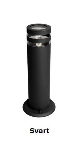 Focus bollard round mini (sort)