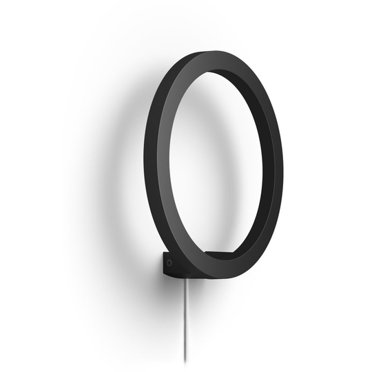 Sana Hue wall lamp black 1x20W 24V (Sort)