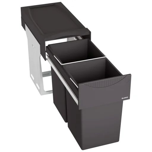 Blanco Botton II 30/2 avfallsystem, 2 bøtter, montering i skap