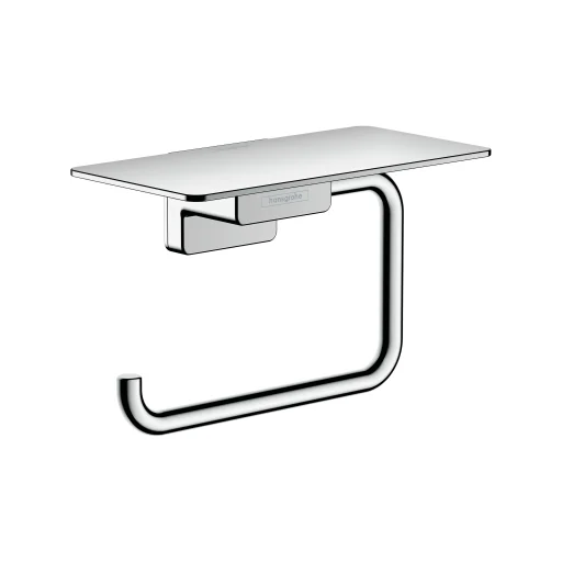 Hansgrohe AddStoris toalettpapirholder med hylde, krom