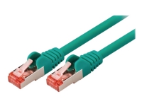 Nedis - Netværkskabel - RJ-45 (han) til RJ-45 (han) - 30 m - SFTP - CAT 6 - formet, rund - grøn