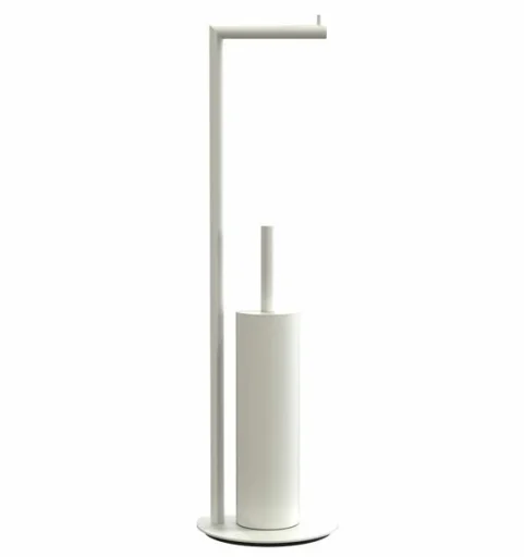 Frost Nova2 Toalettpapir holder m/Toalettbørste, Hvit