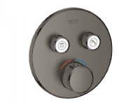Grohe GRT SmartControl termost - 2SC til indbyg, to vent Børstet Hard Graphite 29119AL0