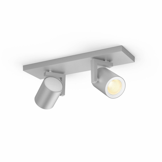 Argenta plate / spiral aluminum 2x5.7W (aluminium)