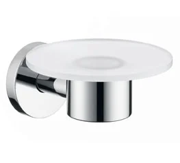 Hansgrohe Logis såpeskål, glass/krom