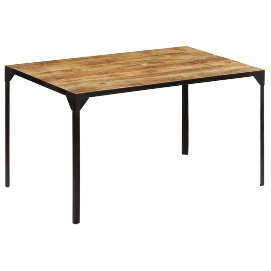vidaXL spisebord 140 x 80 x 76 cm massivt mangotræ
