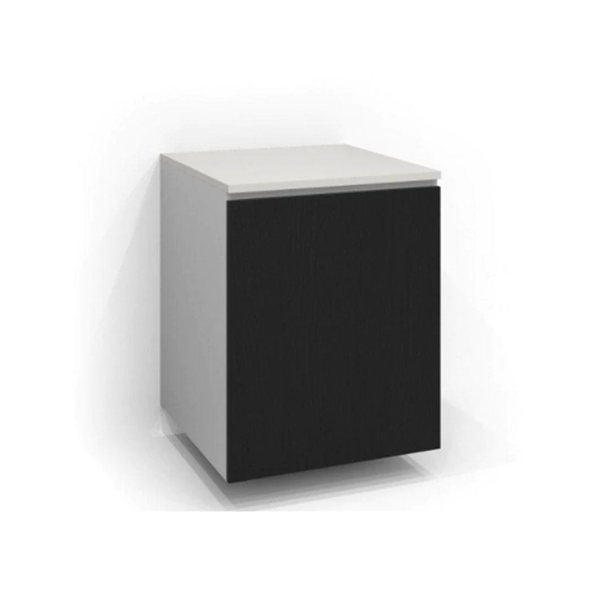 Svedbergs Dør til Veggskap+Benkeskap for Vaskerom Svart eik / 60cm
