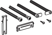 Geberit skyvestenger for UP320