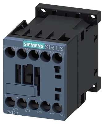 Kontaktor 9A 4KW 3P+1NO 24V DC skrue 3RT2016-1BB41