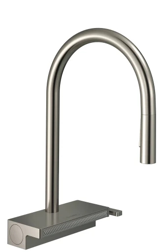 Hansgrohe Aquno Select M81 kjøkkenarmatur, uttrekkbar tut, rustfri stål