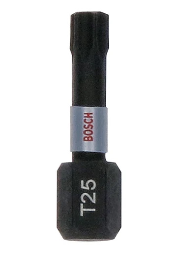 Bosch bits Impact T25 25 mm, 25 stk.