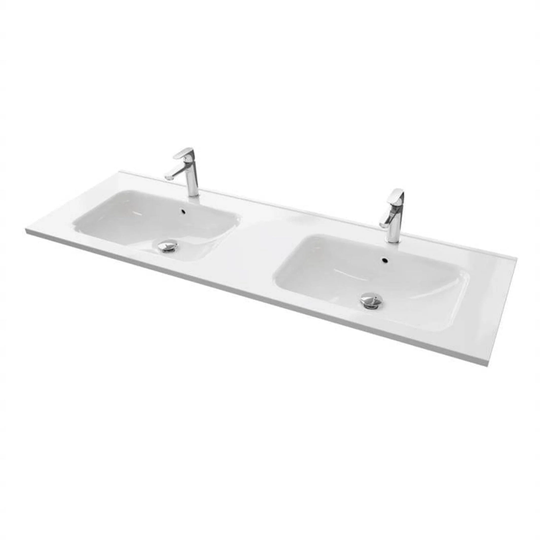 Vikingbad INA D46 Thin Møbelservant B60-180cm - H2cm Hvit / 120cm Dobbel