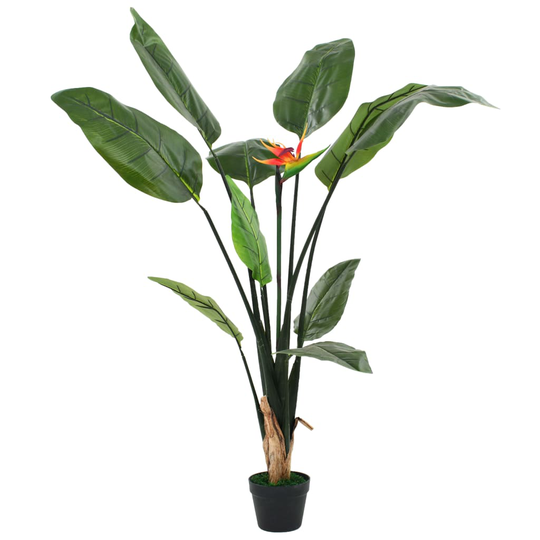 vidaXL kunstig Strelitzia reginae-plante paradisfugl 155 cm
