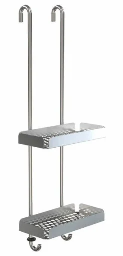 Frost Nova2 Såpe hylle t/Glassvegg 250x168 mm, Rustfritt stål