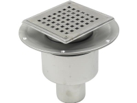 Blücher 75 mm afløbsskål til smøremembran, uden studs, lodret