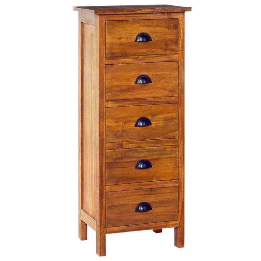 vidaXL skænk 45x35x110 cm massivt teaktræ