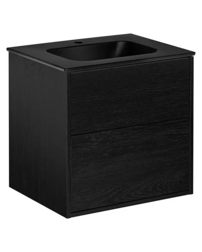 Gustavsberg Artic møbelpakke, 60x46,5 cm, sort ask/sort