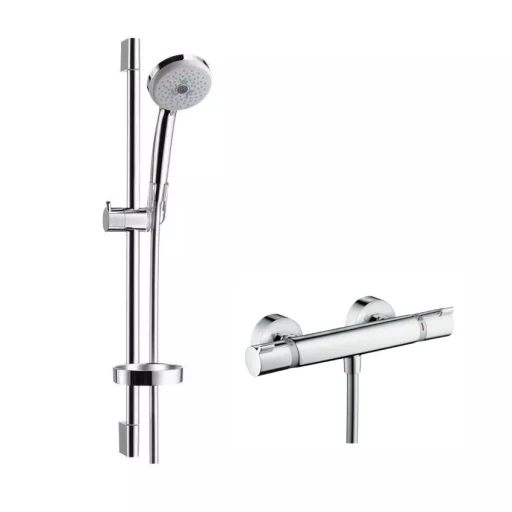 Hansgrohe Croma 100 Multi Dusjsett m/Termostat 65 cm, Krom