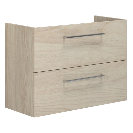 Dansani Mido+ Slim Servantskap 2 Skuffer B50-80xd35cm Uten Servant Hvit alm / 80cm Vegg