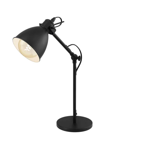 Priddy Bordlampe, E27, H425, sort