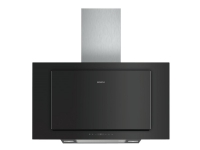 Siemens iQ500 LC97FLP60 - Hætte - skorsten - bredde: 89 cm - dybde: 26.3 cm - udtrækning og recirkulation (-) - med intern motor - sort