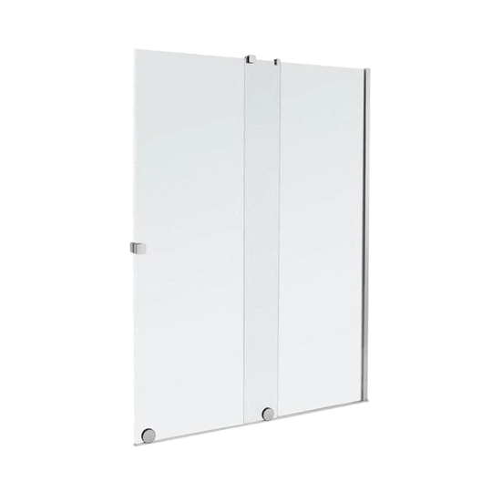 Alterna Pureday Walk-in Dusj med Klart Glass - B110-180cm Krom / 120-140cm Høyre Hengslet