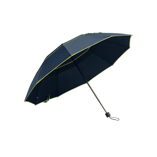Vindtæt Paraply, 130 cm - Blå