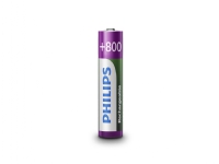 Philips Multilife R03B2A80 - Batteri 2 x AAA - NiMH - (genopladelige) - 800 mAh