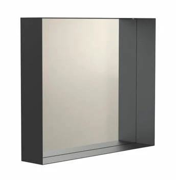 Frost UNU Speil m/Ramme 60x50 cm, Sort