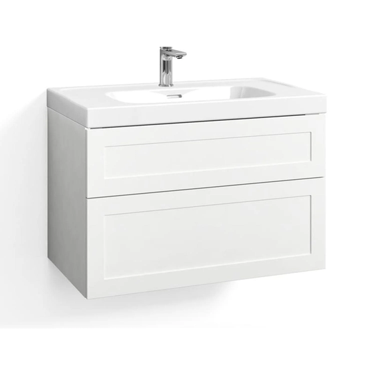 Svedbergs Forma Ramme Servantskap 80cm / 45cm Hvit Matt