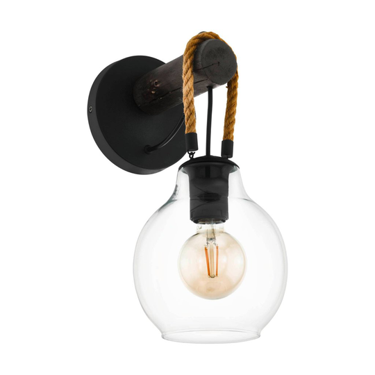 Rowing wall lamp (Sort)