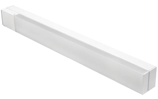 Speilarmatur Prelude Square LED 15W 3000K, med uttak, Dali, hvit