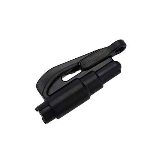 Mini Nødhammere med Kniv - Sort
