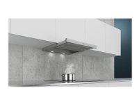 Siemens iQ300 LI67RB531 - Hætte - teleskopisk - Niche - bredde: 52.4 cm - dybde: 29 cm - udtrækning og recirkulation (-) - med intern motor - metalsølv