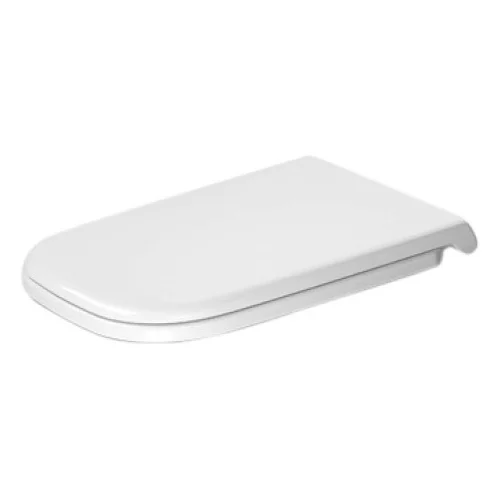Duravit D-Code toalettsete med soft close & quick release, forlenget, hvit