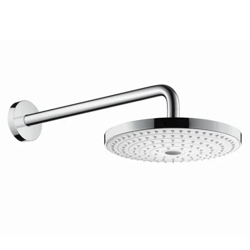Hansgrohe Raindance Select S hodedusj 240 2jet /m dusjarm 39 cm, hvit/krom
