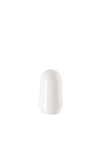 Stabilt glass Ø100 mm, H165 mm, gjenger 84,5 mm, opal