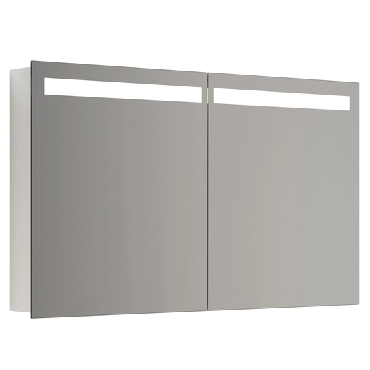 Dansani Mido+ Global Speilskap LED B50-120xh70cm Hvit Høyglans / 120cm