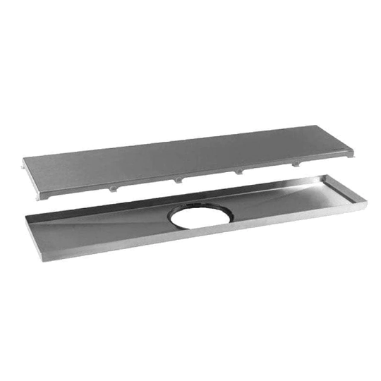 Vieser Line Core Rustfri Rist 800mm