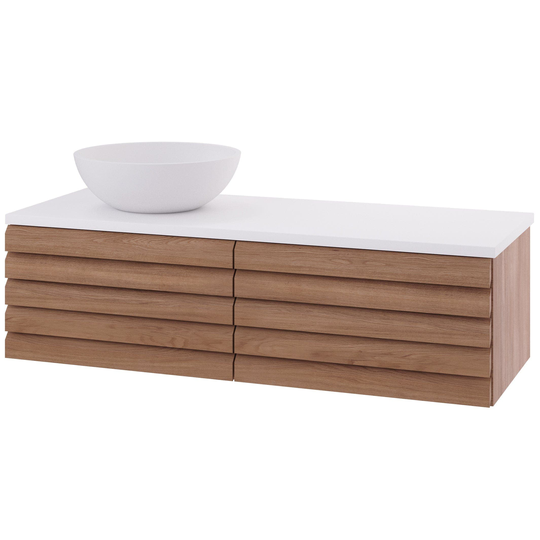 Linn Bad Selma Eikestav Heltre D45cm Servantskap Eik / 120cm Venstre