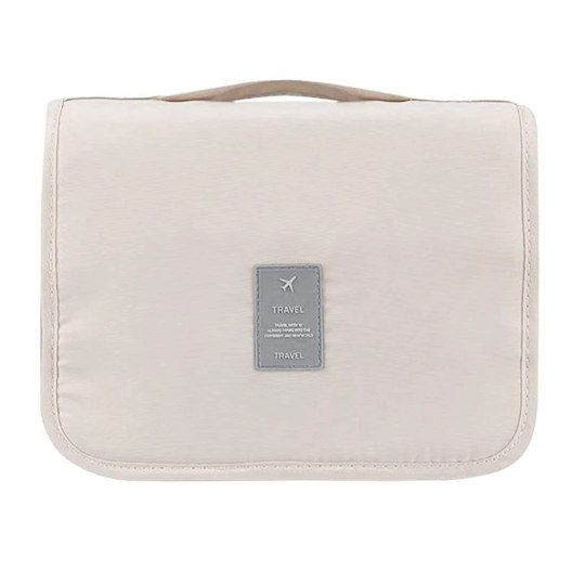 Toilettaske, foldbar - Beige