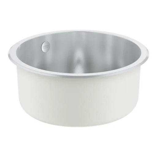 Grohe K200 rund kjøkkenvask Ø44 cm, rustfritt stål