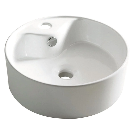 Bathco Viena BolleservantØ39cm - Porselen Hvit