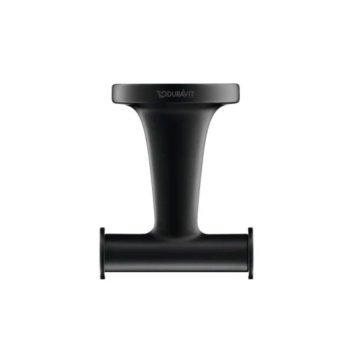 Duravit Starck T Dobbel håndklekrok, Matt sort